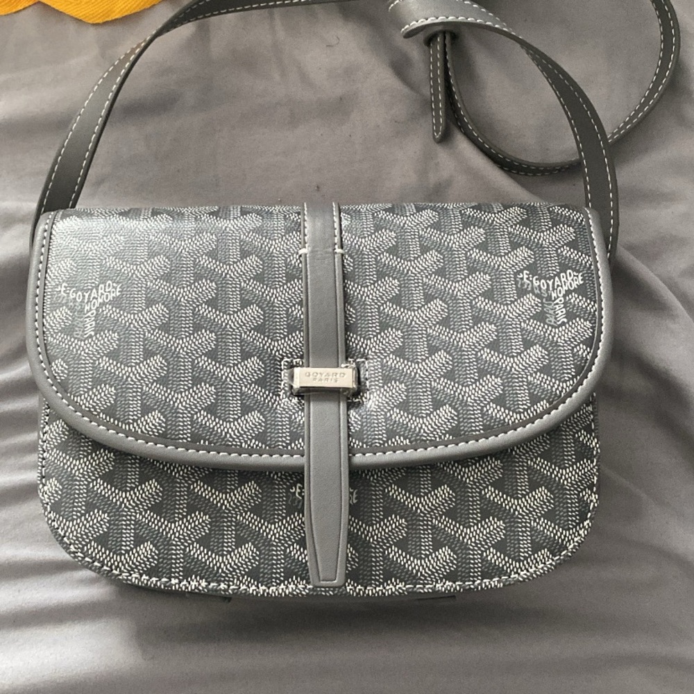 Goyard Black and Gray Crossbody Bag